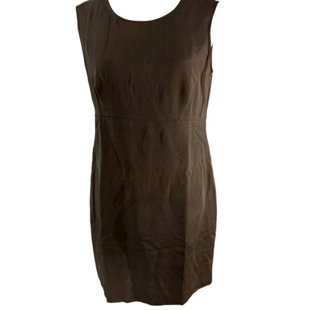 Vintage Diane Von Furstenberg Sheath Sleeveless 100% Silk Dress Size 8